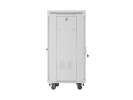 Miniatura zdjęcia: Szafa Lanberg Rack stojąca 19 22U 600×600 szara, drzwi przeszklone, LCD