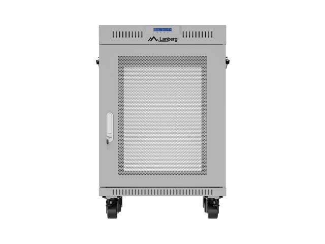 Szafa Lanberg Rack stojąca 19 15U 600×600 szara, drzwi perforowane, LCD Szafa Lanberg Rack stojąca 19 15U 600×600 szara, drzwi perforowane, LCD