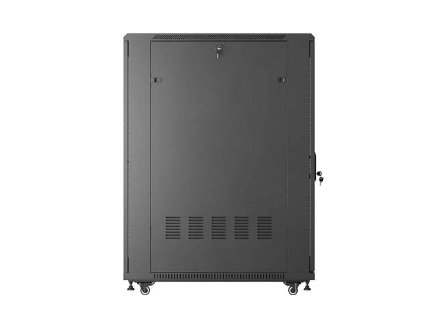 Szafa Lanberg Rack stojąca 19 27U 600×1000 czarna, drzwi perforowane Szafa Lanberg Rack stojąca 19 27U 600×1000 czarna, drzwi perforowane
