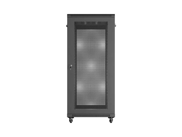 Szafa Lanberg Rack stojąca 19 27U 600×1000 czarna, drzwi perforowane Szafa Lanberg Rack stojąca 19 27U 600×1000 czarna, drzwi perforowane