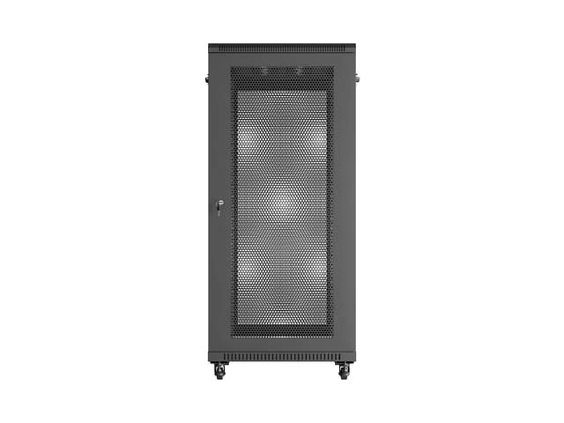 Zdjęcie produktu: Szafa Lanberg Rack stojąca 19 27U 600×1000 czarna, drzwi perforowane Zdjęcie produktu: Szafa Lanberg Rack stojąca 19 27U 600×1000 czarna, drzwi perforowane