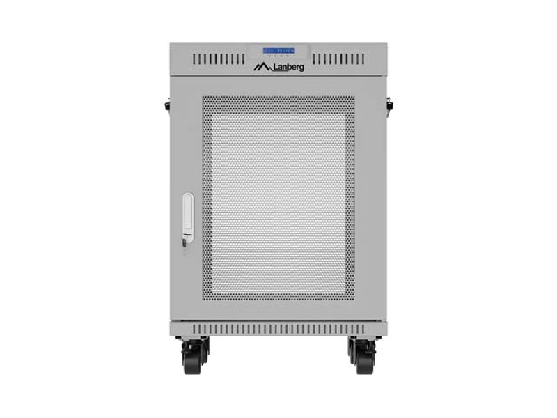 Zdjęcie produktu: Szafa Lanberg Rack stojąca 19 15U 600×800 szara, drzwi perforowane, LCD Zdjęcie produktu: Szafa Lanberg Rack stojąca 19 15U 600×800 szara, drzwi perforowane, LCD