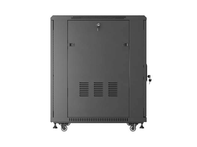 Szafa Lanberg Rack stojąca 19 18U 600×800 czarna, drzwi perforowane Szafa Lanberg Rack stojąca 19 18U 600×800 czarna, drzwi perforowane