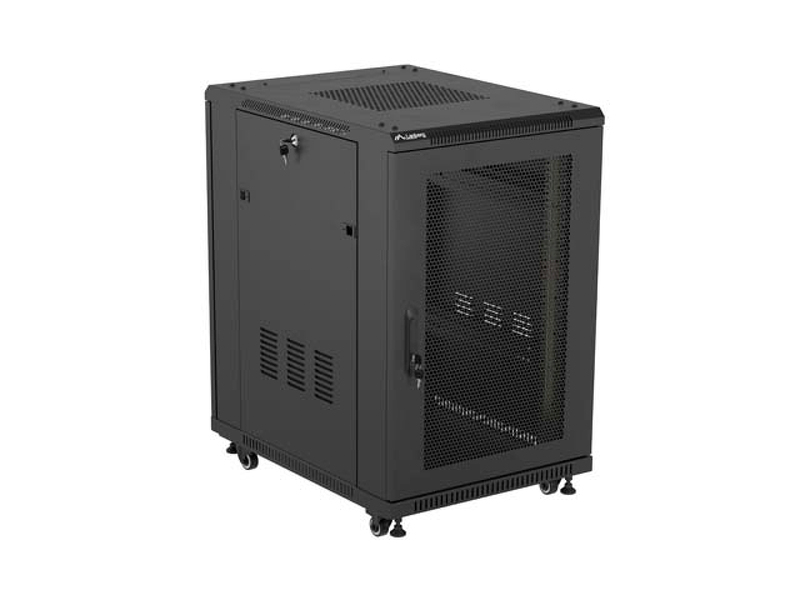 Zdjęcie produktu: Szafa Lanberg Rack stojąca 19 18U 600×800 czarna, drzwi perforowane Zdjęcie produktu: Szafa Lanberg Rack stojąca 19 18U 600×800 czarna, drzwi perforowane