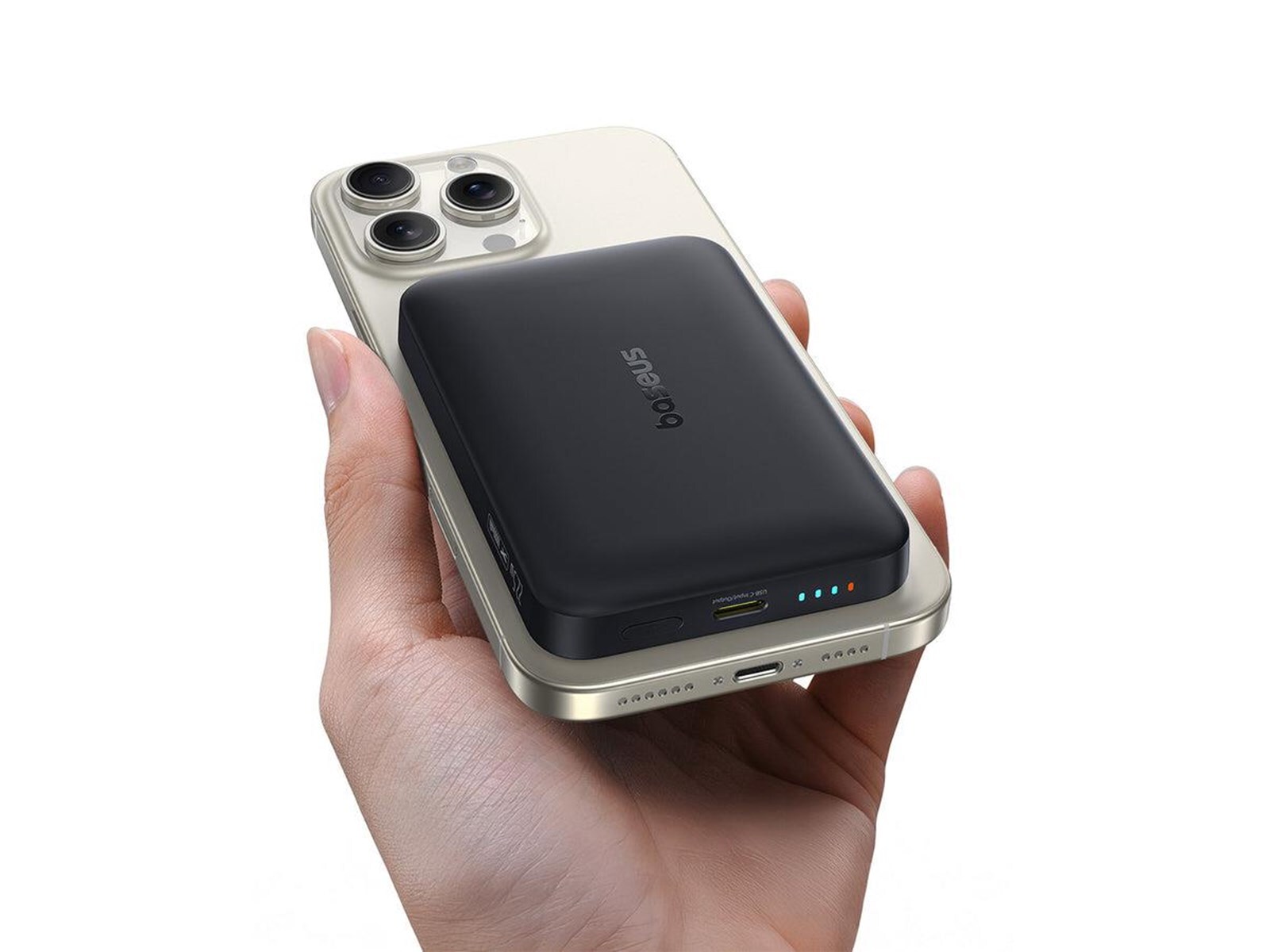 Powerbank Baseus EnerFill FM11 Ultra-Mini 10000mAh 22,5W MagSafe - czarny Powerbank Baseus EnerFill FM11 Ultra-Mini 10000mAh 22,5W MagSafe - czarny