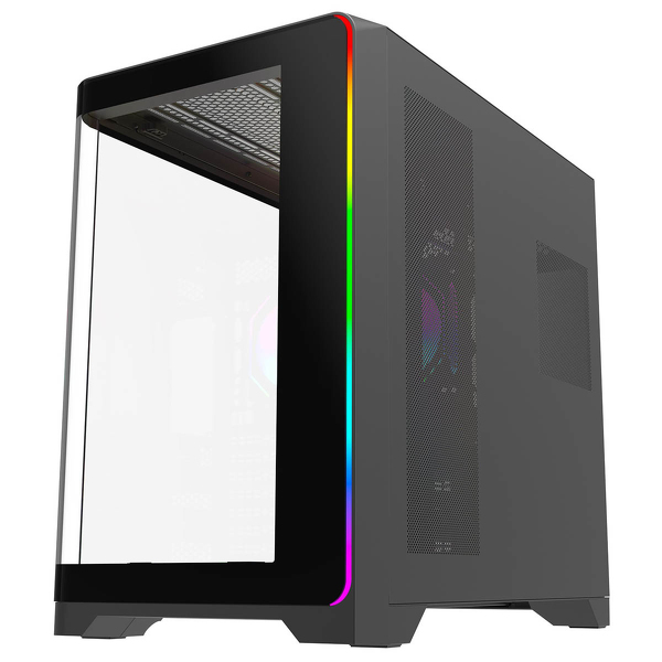 Zdjęcie produktu: Obudowa komputerowa Rampage LYRON Mid Tower 7xFan ARGB PWM czarna