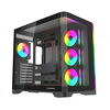 Miniatura produktu: Obudowa komputerowa Rampage LYRON Mid Tower 7xFan ARGB PWM czarna Miniatura produktu: Obudowa komputerowa Rampage LYRON Mid Tower 7xFan ARGB PWM czarna