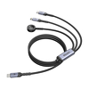 Miniatura zdjęcia: Unitek Kabel 3-in-1 USB-C + Lightning + Apple Watch PD 100W 480 Mbps 1,2 m Miniatura zdjęcia: Unitek Kabel 3-in-1 USB-C + Lightning + Apple Watch PD 100W 480 Mbps 1,2 m