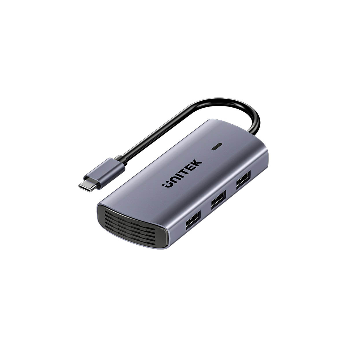 Unitek Hub USB-C 6 w 1 3x USB-A 5Gbps PD 100 W HDMI 4K@30Hz RJ45 Unitek Hub USB-C 6 w 1 3x USB-A 5Gbps PD 100 W HDMI 4K@30Hz RJ45