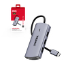 Unitek Hub USB-C 6 w 1 3x USB-A 5Gbps PD 100 W HDMI 4K@30Hz RJ45