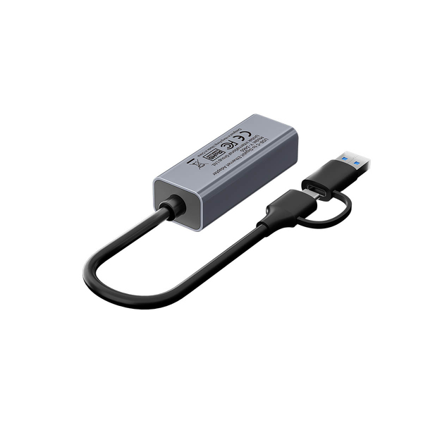 Zdjęcie produktu: Unitek Adapter USB-A / USB-C do Gigabit Ethernet 1Gbps