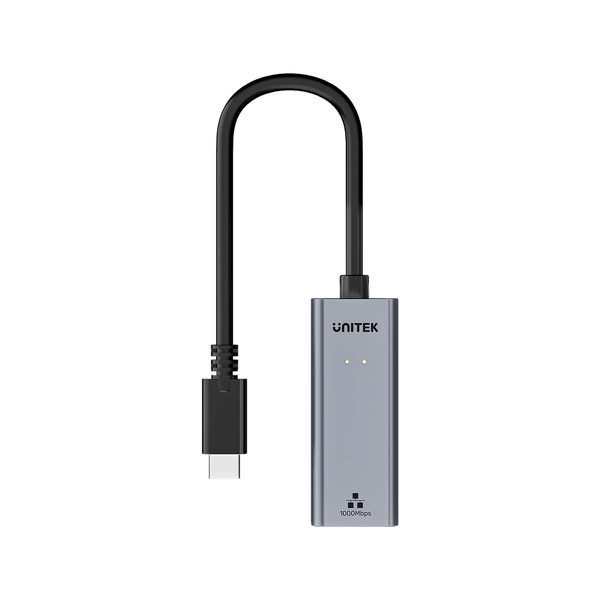 Zdjęcie produktu: Unitek Adapter USB-C do sieci Gigabit Ethernet 1Gbps Zdjęcie produktu: Unitek Adapter USB-C do sieci Gigabit Ethernet 1Gbps