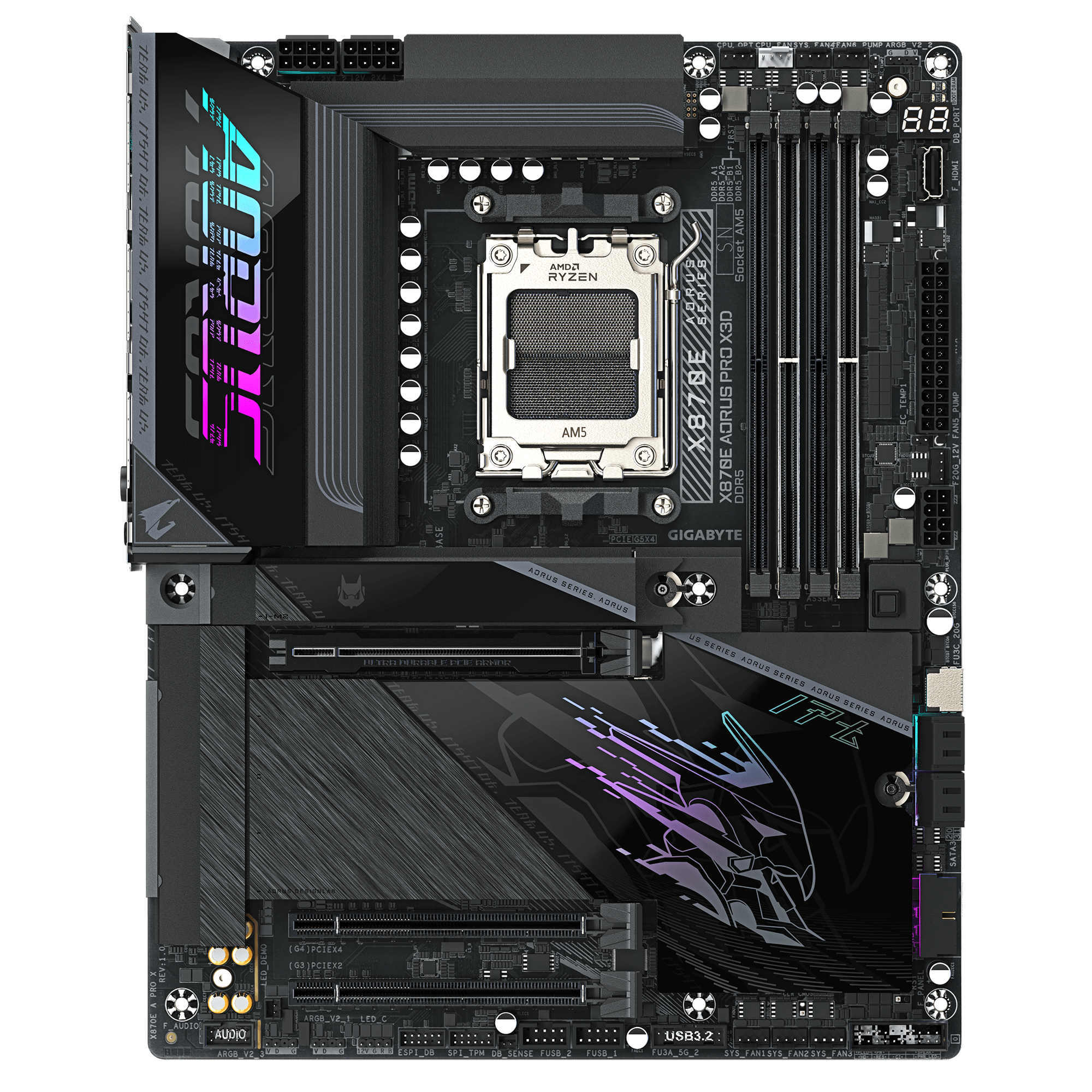 Płyta główna Gigabyte X870E AORUS PRO X3D AM5 Płyta główna Gigabyte X870E AORUS PRO X3D AM5