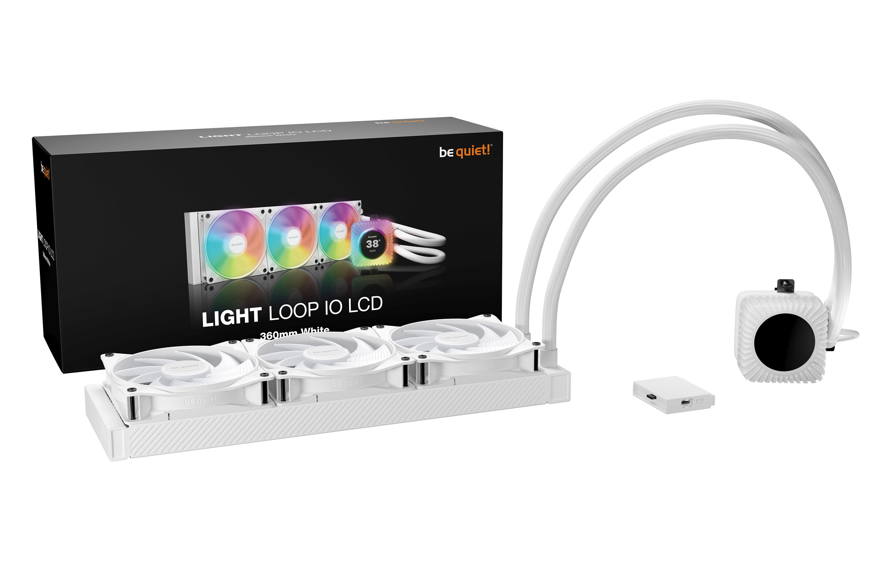 Chłodzenie wodne be quiet! Light Loop IO 360mm White (BW033)