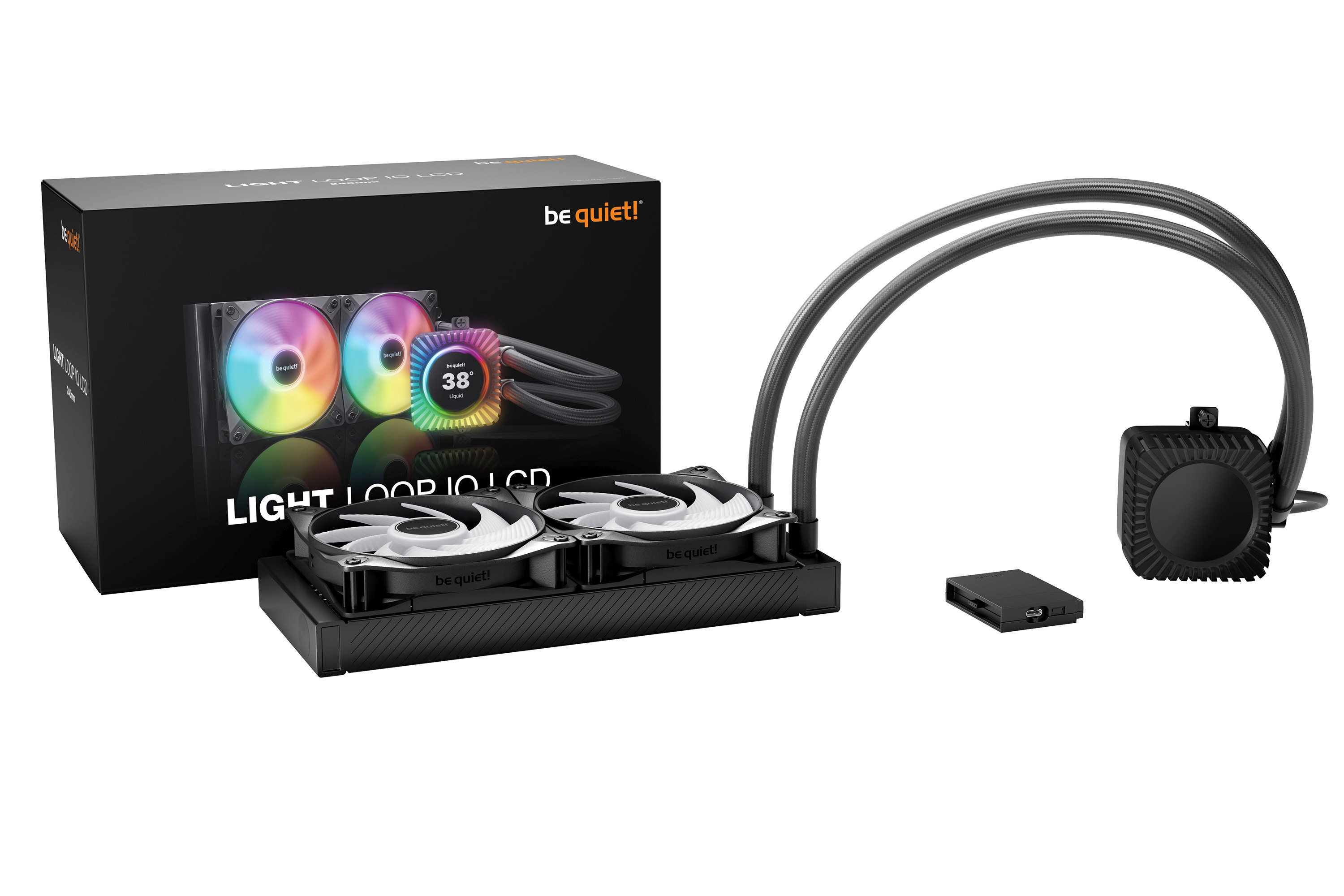 Chłodzenie wodne be quiet! Light Loop IO 240mm Black (BW034) Chłodzenie wodne be quiet! Light Loop IO 240mm Black (BW034)