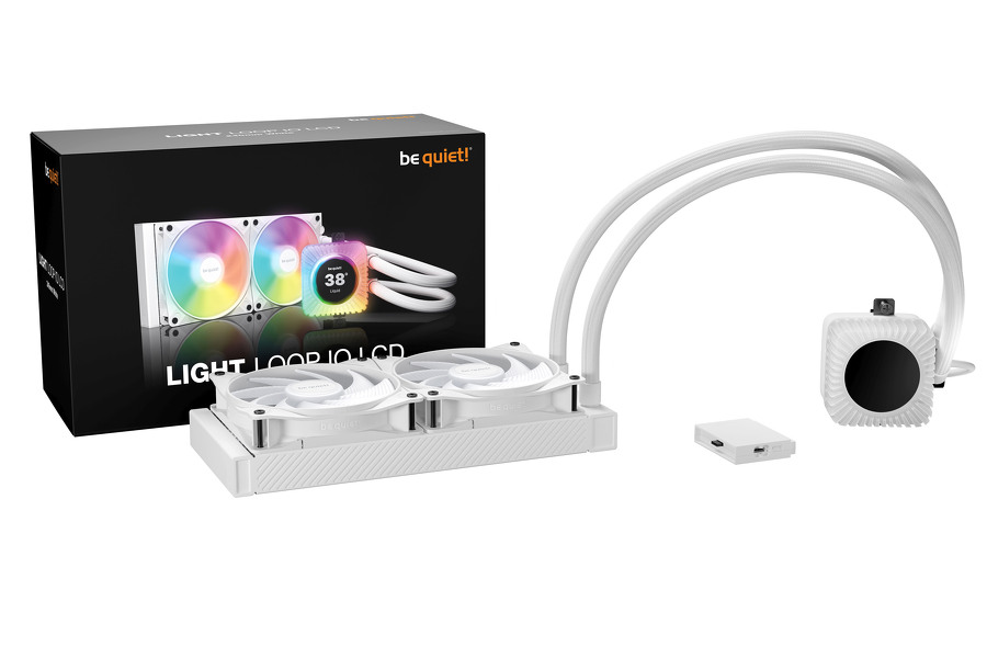 Zdjęcie produktu: Chłodzenie wodne be quiet! Light Loop IO 240mm White (BW035) Zdjęcie produktu: Chłodzenie wodne be quiet! Light Loop IO 240mm White (BW035)