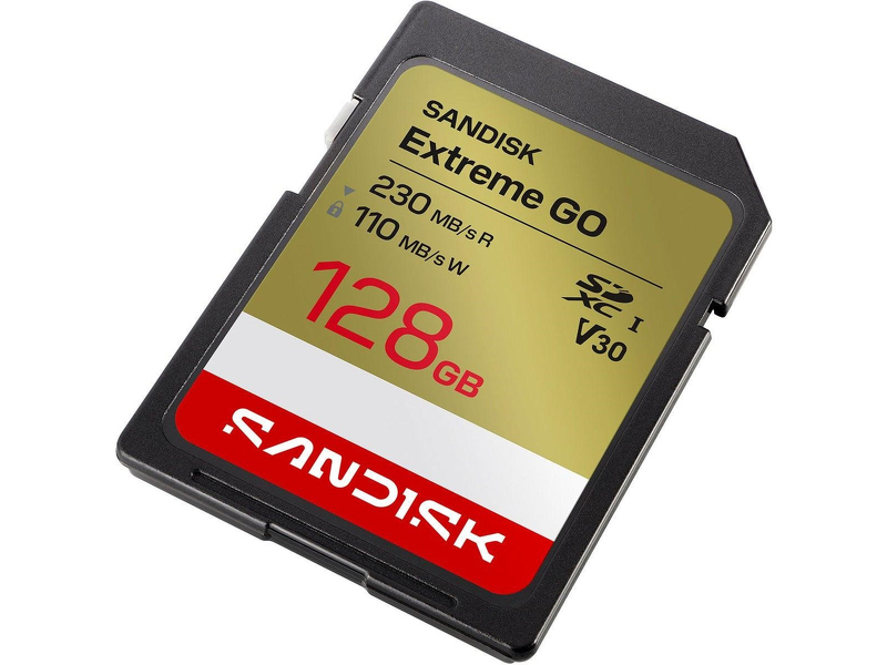 Zdjęcie produktu: SanDisk Extreme GO SDXC UHS-I 128GB 230/110 MB/s C10 V30 UHS-I U3 Zdjęcie produktu: SanDisk Extreme GO SDXC UHS-I 128GB 230/110 MB/s C10 V30 UHS-I U3