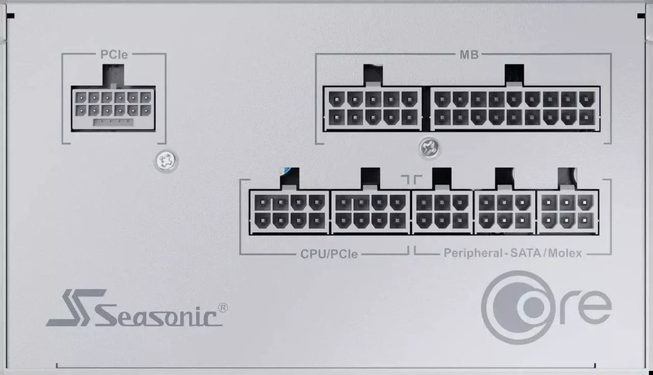 Zasilacz Seasonic Core GX-650-V2 White ATX 3.1 Gold 650W