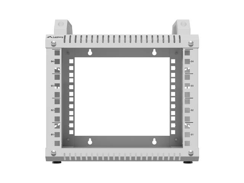 Zdjęcie produktu: Open rack Lanberg 10" 4U 280x300 szary Zdjęcie produktu: Open rack Lanberg 10" 4U 280x300 szary