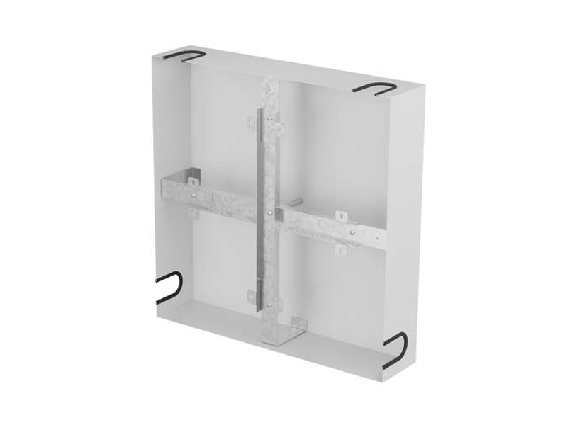 Zdjęcie produktu: Stelaż zapasu kabla Lanberg 500x500 szary Zdjęcie produktu: Stelaż zapasu kabla Lanberg 500x500 szary