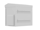 Miniatura zdjęcia: Szafa rack wisząca hermetyczna IP55 montaż na ścianie/słupie 320x220x300