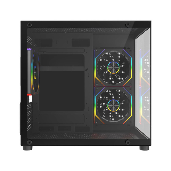 Zdjęcie produktu: Rampage LUMID Obudowa PC M-ATX 3x fan ARGB czarna Zdjęcie produktu: Rampage LUMID Obudowa PC M-ATX 3x fan ARGB czarna