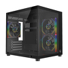Miniatura produktu: Rampage LUMID Obudowa PC M-ATX 3x fan ARGB czarna