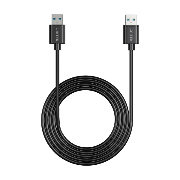 Zdjęcie produktu: Unitek Kabel USB 3.0 męsko-męski 5Gbps 1,5m czarny Zdjęcie produktu: Unitek Kabel USB 3.0 męsko-męski 5Gbps 1,5m czarny