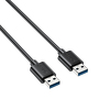 Miniatura zdjęcia: Unitek Kabel USB 3.0 męsko-męski 5Gbps 0,5m czarny Miniatura zdjęcia: Unitek Kabel USB 3.0 męsko-męski 5Gbps 0,5m czarny
