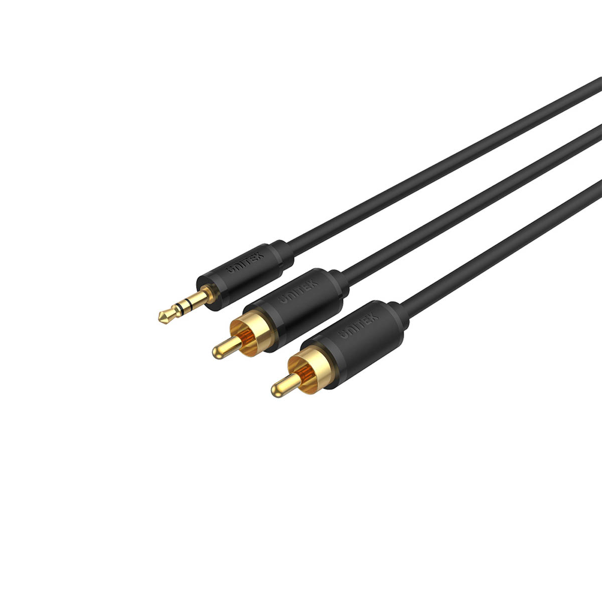 Unitek Kabel audio mini jack 3,5 mm na 2× RCA 1,5m