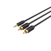 Miniatura zdjęcia: Unitek Kabel audio mini jack 3,5 mm na 2× RCA 1,5m
