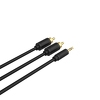 Miniatura zdjęcia: Unitek Kabel audio mini jack 3,5 mm na 2× RCA 1,5m