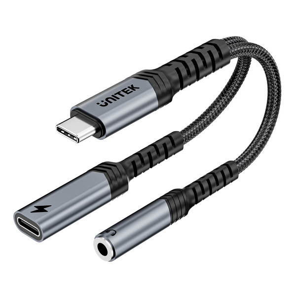 Zdjęcie produktu: Unitek Adapter USB-C na 3,5 mm (audio) z funkcją PD Zdjęcie produktu: Unitek Adapter USB-C na 3,5 mm (audio) z funkcją PD