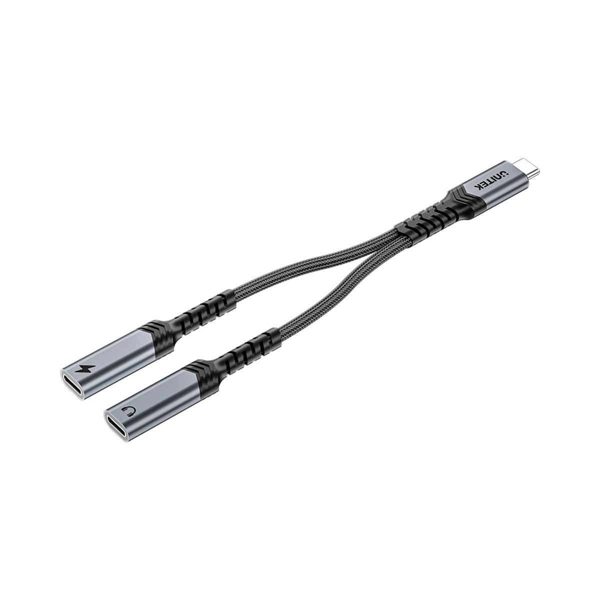 Unitek Adapter audio i ładowania PD USB-C do USB-C 15 cm Unitek Adapter audio i ładowania PD USB-C do USB-C 15 cm