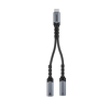 Miniatura zdjęcia: Unitek Adapter audio i ładowania PD USB-C do USB-C 15 cm Miniatura zdjęcia: Unitek Adapter audio i ładowania PD USB-C do USB-C 15 cm