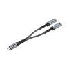 Miniatura zdjęcia: Unitek Adapter audio i ładowania PD USB-C do USB-C 15 cm Miniatura zdjęcia: Unitek Adapter audio i ładowania PD USB-C do USB-C 15 cm