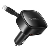 Orico Ładowarka samochodowa 66W, z wbudowanym zwijanym kablem USB-C