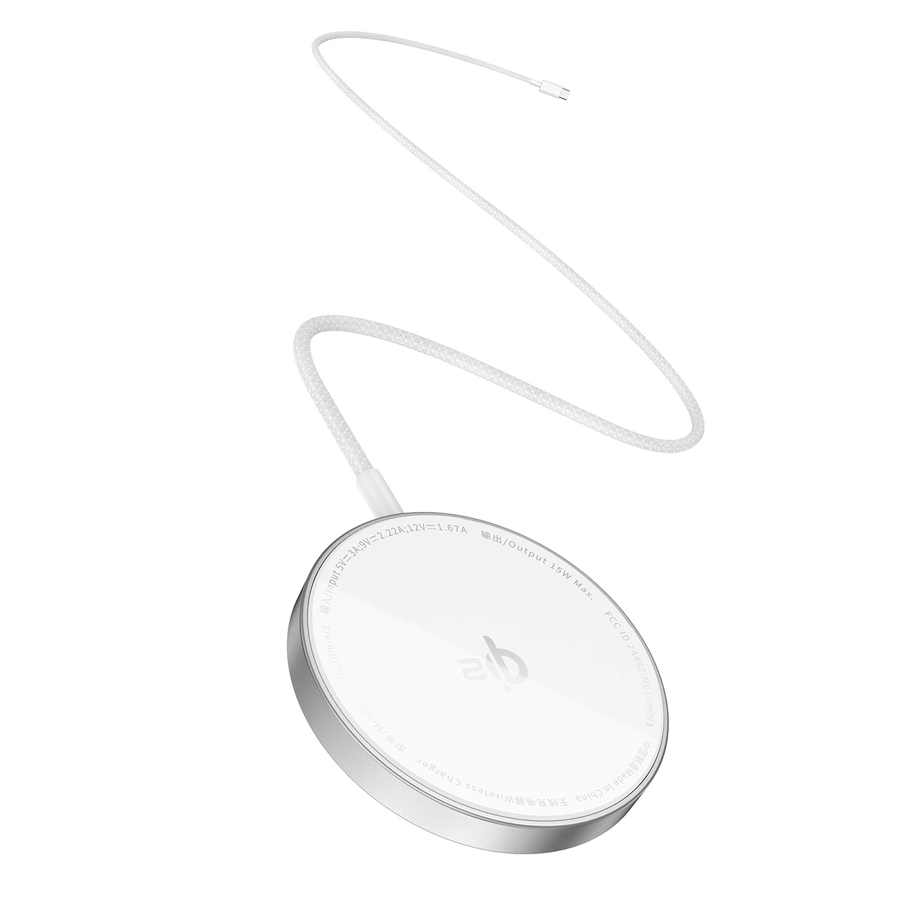 Ładowarka bezprzewodowa Baseus Simple Mini4 Air Qi2 15 W magnetyczna