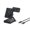 Miniatura zdjęcia: Ładowarka bezprzewodowa Baseus PicoGo AF21 3w1 Qi2.2 35W z kablem USB-C 1m