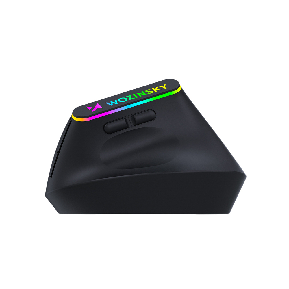 Mysz bezprzewodowa Wozinsky gamingowa pionowa ergonomiczna 3600 DPI  RGB