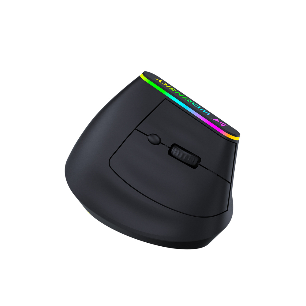 Mysz bezprzewodowa Wozinsky gamingowa pionowa ergonomiczna 3600 DPI  RGB