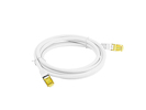 Miniatura zdjęcia: Kabel Lanberg RJ45 Patch cord Kat.6A S/FTP Lszh Cu 1m Biały Fluke Passed
