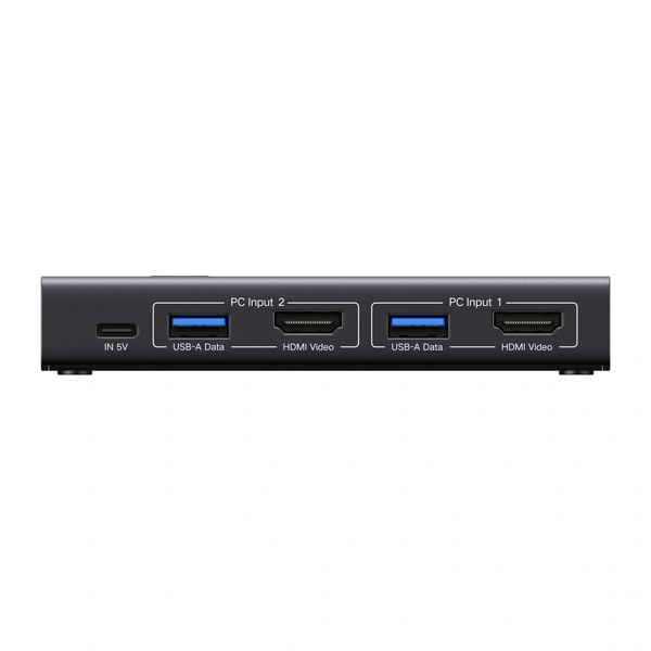 Zdjęcie produktu: Przełącznik UGREEN AK502 2 wejścia 1 wyjście HDMI USB Zdjęcie produktu: Przełącznik UGREEN AK502 2 wejścia 1 wyjście HDMI USB