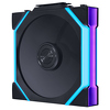 Miniatura zdjęcia: Wentylatory Lian Li Uni Fan SL Flex Wireless ARGB Reverse 3 szt 120mm Black