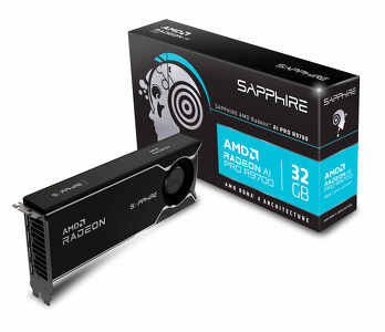 Miniatura produktu: Sapphire Radeon AI Pro R9700 32GB PCI-E GDDR6 (32358-01-20G)