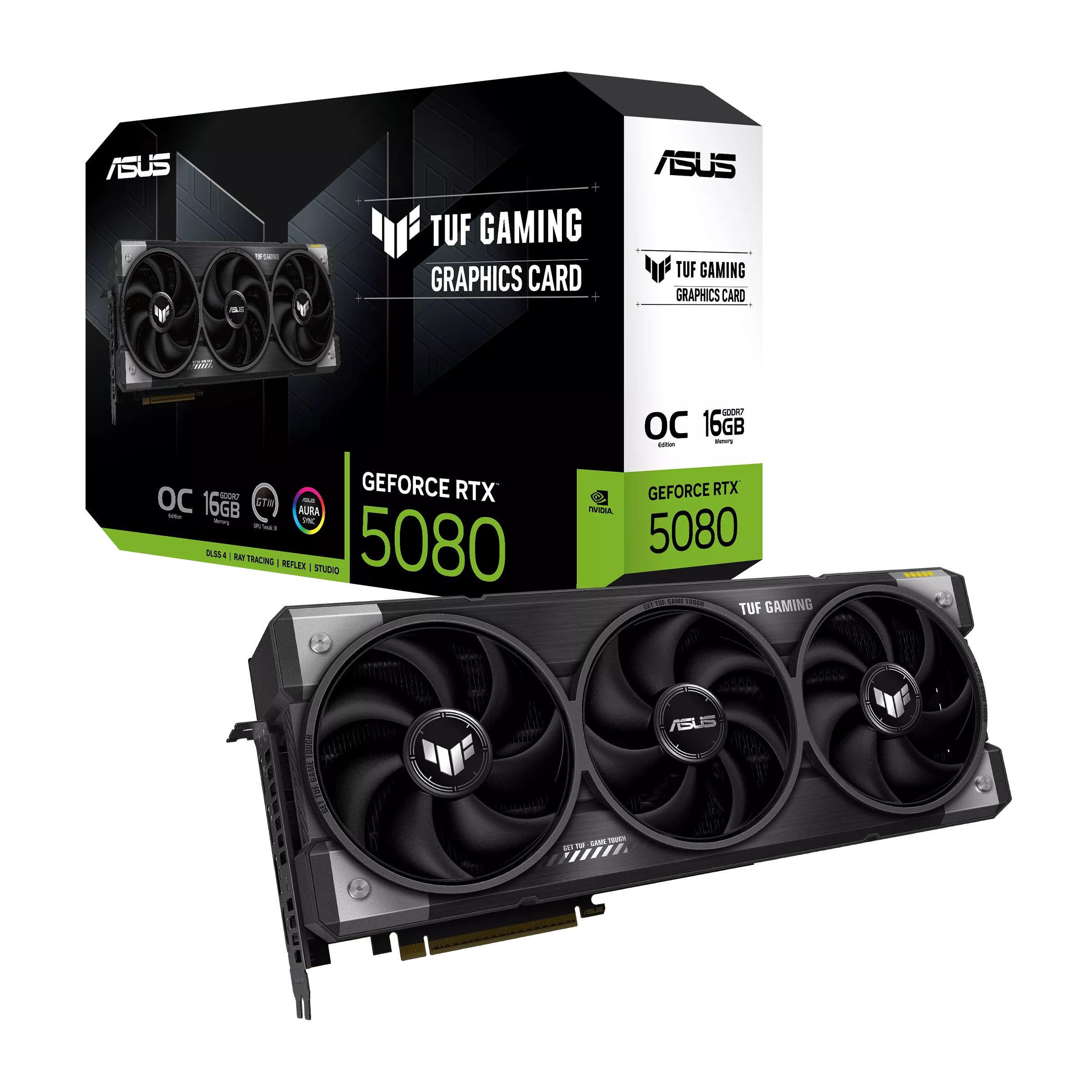 ASUS GeForce RTX 5080 TUF GAMING OC 16GB GDDR7 DLSS 4 ASUS GeForce RTX 5080 TUF GAMING OC 16GB GDDR7 DLSS 4