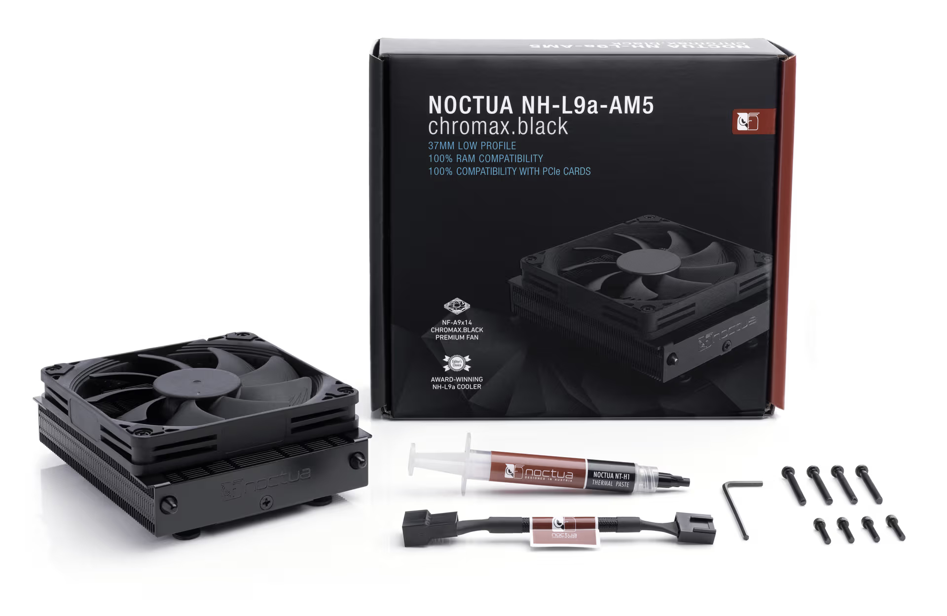Chłodzenie procesora Noctua NH-L9a AM5 chromax.black