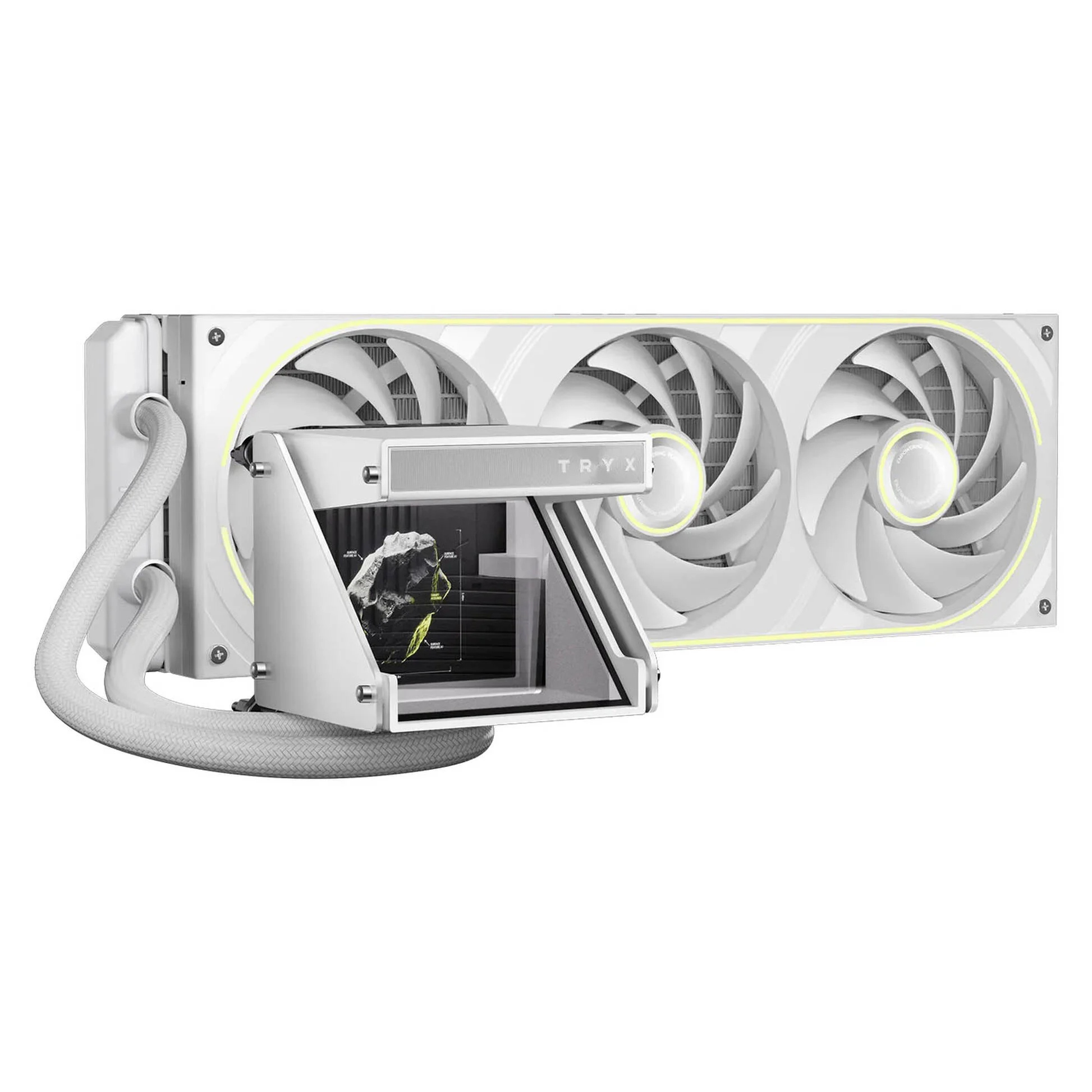 Chłodzenie wodne Tryx Holo ARGB 360mm White wyświetlacz holograficzny