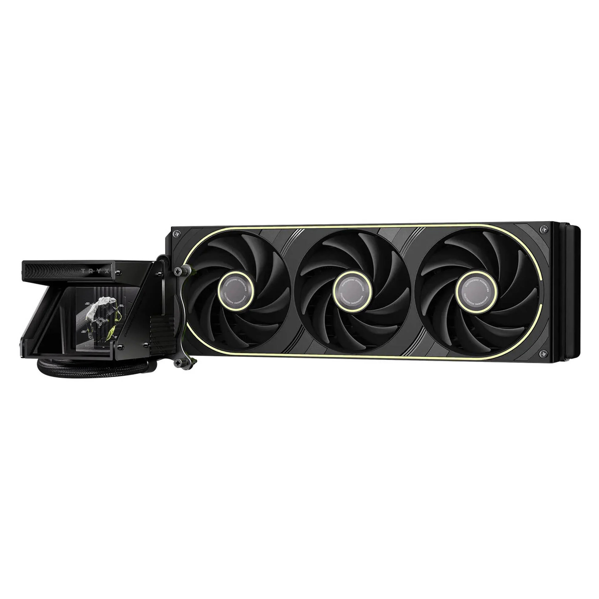 Chłodzenie wodne Tryx Holo ARGB 360mm Black wyświetlacz holograficzny Chłodzenie wodne Tryx Holo ARGB 360mm Black wyświetlacz holograficzny