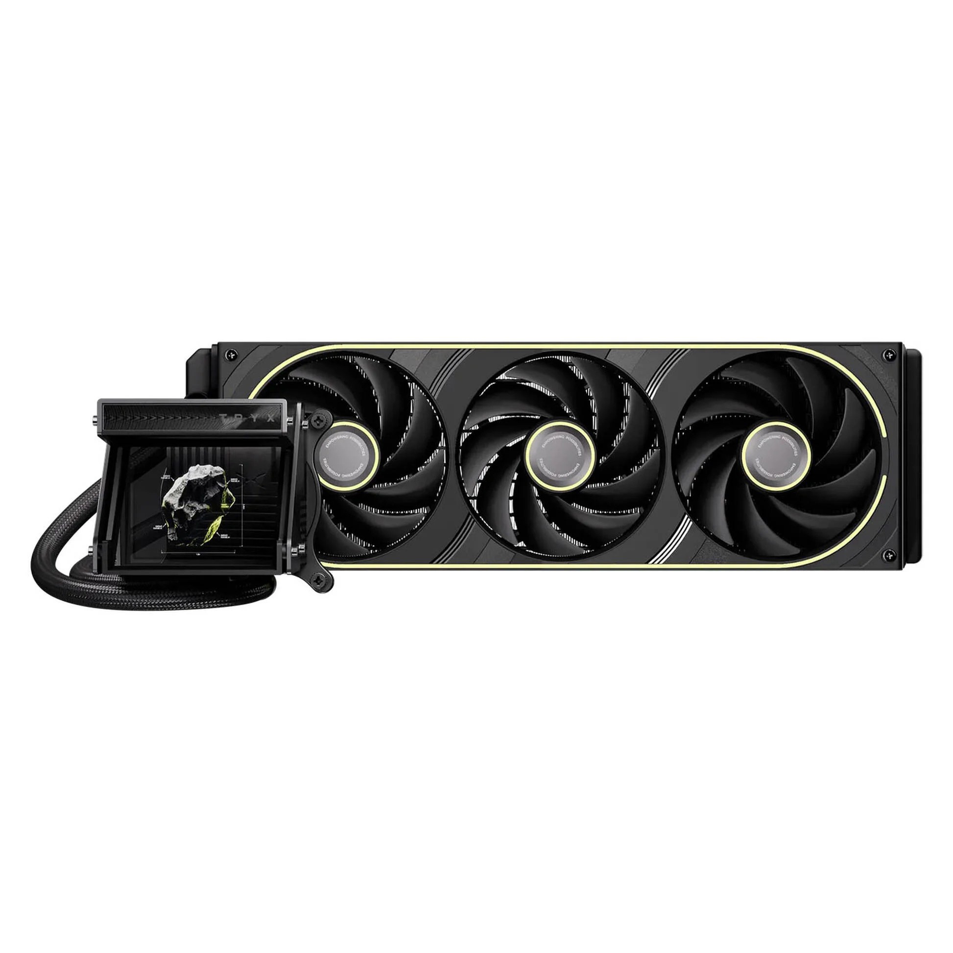 Chłodzenie wodne Tryx Holo ARGB 360mm Black wyświetlacz holograficzny Chłodzenie wodne Tryx Holo ARGB 360mm Black wyświetlacz holograficzny